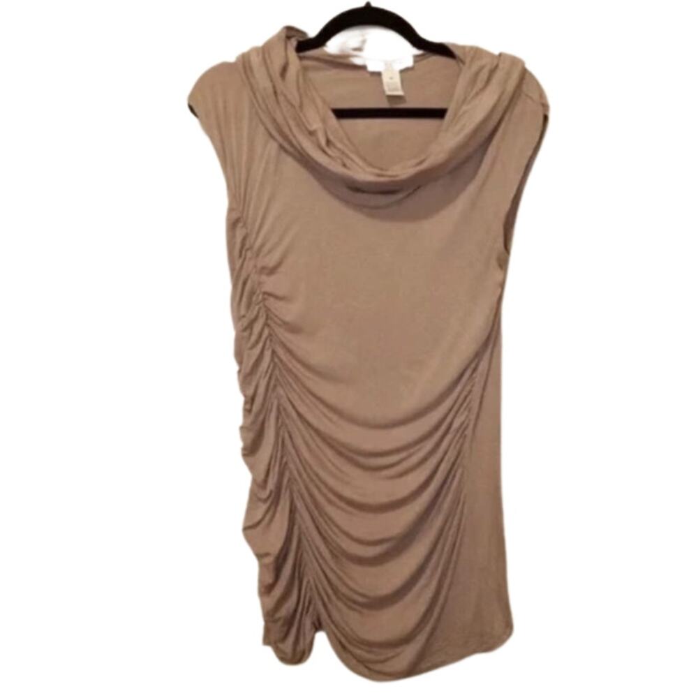 Kenar cowl neck side detail sleeveless top